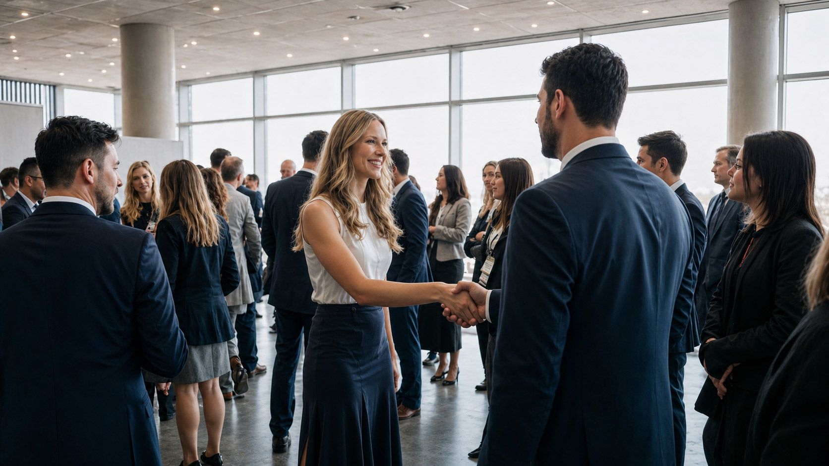 Cover image for: How to Meet the Right Person at a Conference: 5 Steps